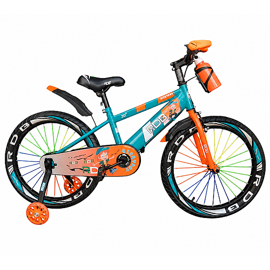 Bicicleta copii pentru baieti RDB Albatros, 20 inch, portocaliu