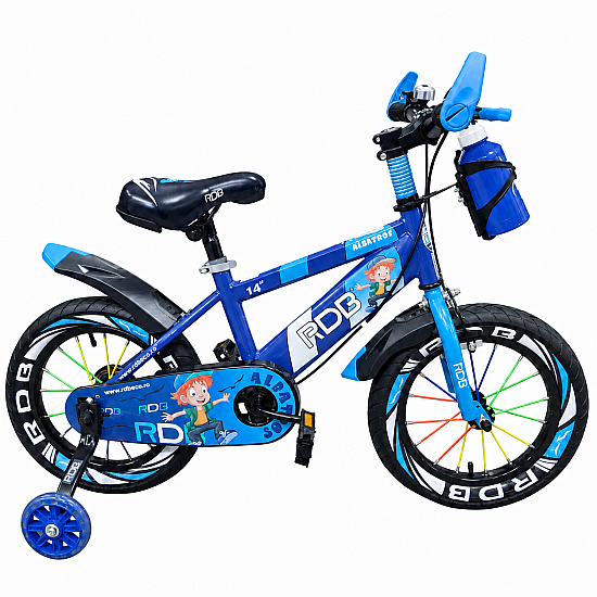 Bicicleta copii pentru baieti RDB Albatros, 14 inch, albastru Bicicleta copii pentru baieti RDB Albatros, 14 inch, albastru
