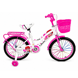 Bicicleta copii pentru fete RDB Mierla Fucsia, 18 inch Bicicleta copii pentru fete RDB Mierla Fucsia, 18 inch