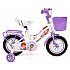 Bicicleta copii pentru fete RDB Mierla, 12 inch, mov