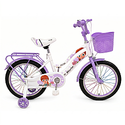 Bicicleta copii pentru fete RDB Mierla, 18 inch, mov Bicicleta copii pentru fete RDB Mierla, 18 inch, mov