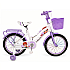 Bicicleta copii pentru fete RDB Mierla, 18 inch, mov