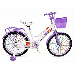 Bicicleta copii pentru fete RDB Mierla, 20 inch, mov Bicicleta copii pentru fete RDB Mierla, 20 inch, mov