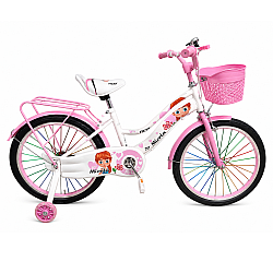 Bicicleta copii pentru fete RDB Mierla, 20 inch, roz Bicicleta copii pentru fete RDB Mierla, 20 inch, roz