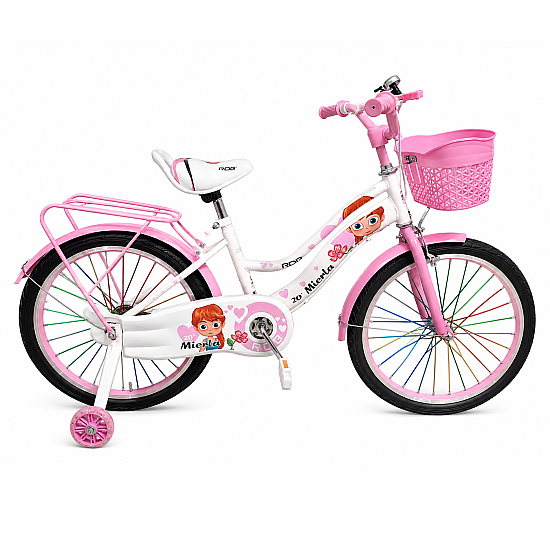 Bicicleta copii pentru fete RDB Mierla, 20 inch, roz Bicicleta copii pentru fete RDB Mierla, 20 inch, roz
