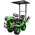 Motocultor RDB 192E hidraulic cu far si acoperis