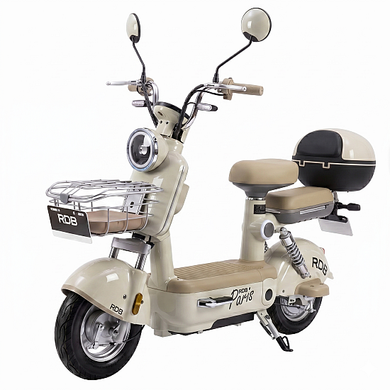 Scuter Electric RDB PARIS+, 600W, fara permis, 48V 20Ah, 25km/h