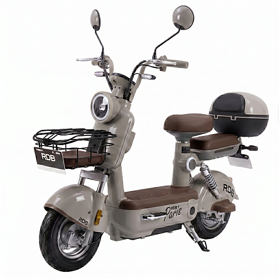 Scuter Electric RDB PARIS+, 600W, fara permis, 48V 20Ah, 25km/h