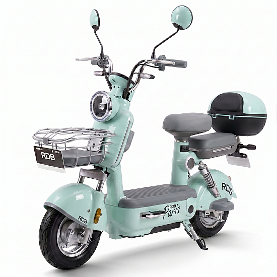 Scuter Electric RDB PARIS+, 600W, fara permis, 48V 20Ah, 25km/h
