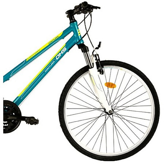 Bicicleta DHS Contura 2666, 26 inch, Verde