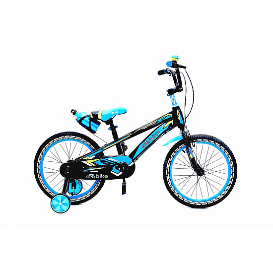 Bicicletă RDB ASC-872, 18 Inch, Cu roți ajutătoare și sticlă pentru apă