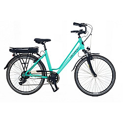 Bicicletă Electrică RDB Devron City Albastru Deschis 26 Inch