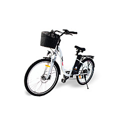 Bicicleta electrica RDB NE10, 250W, 25 km/h, autonomie 45-60 km, Alb