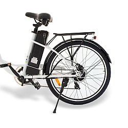 Bicicleta electrica RDB NE10, 250W, 25 km/h, autonomie 45-60 km, Alb