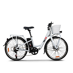Bicicleta electrica RDB XT-1, 250W, pliabila, 6 viteze, model 2022, cos transport