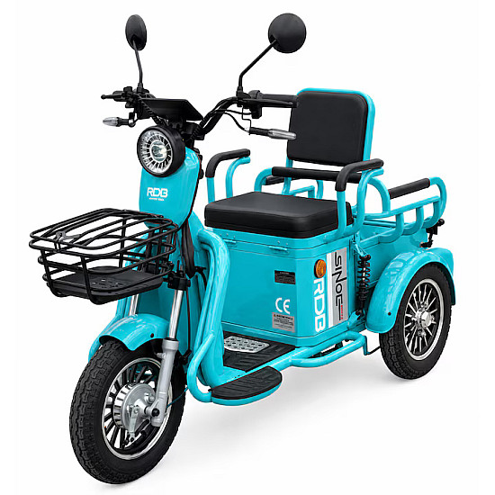 Triciclu Electric RDB SINOE PRO, fara permis, 1160W, 25km/h