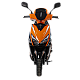 Scuter benzina RDB Spider, Euro 5+, 50cc, 4 timpi