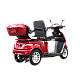Tricicletă electrică RDB V-KLASS, 1000W, 60V 20AH, fără permis, 2 locuri, 25 km/h