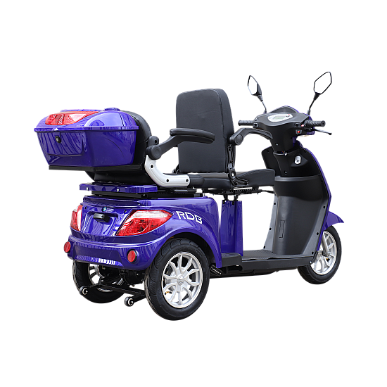 Tricicletă electrică RDB V-KLASS, 1000W, 60V 20AH, fără permis, 2 locuri, 25 km/h