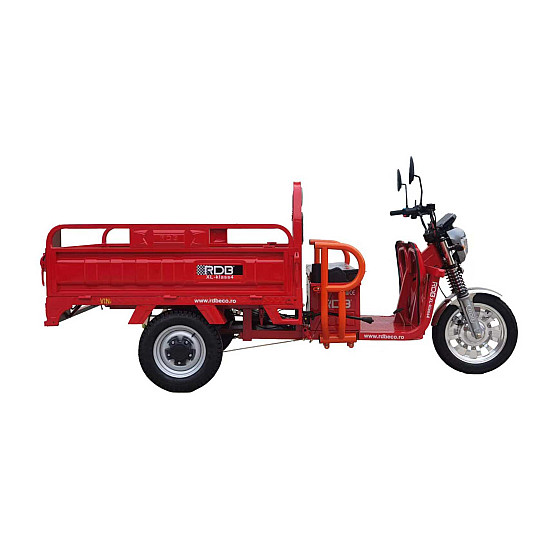 Triciclu electric RDB XL-Klass4, 1.5m, 4000W, 72V 45Ah, 25km/h