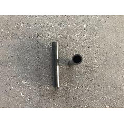 Furtunul de cauciuc negru de frana picior