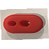 MASCATOR MARE ROSU DIN SILICON CU DOUA GAURI CC10