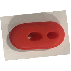 MASCATOR MIC ROSU DIN SILICON CU DOUA GAURI CC10