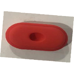 MASCATOR MIC ROSU DIN SILICON CU O GAURA CC10