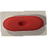MASCATOR MARE ROSU DIN SILICON CU O GAURA CC10