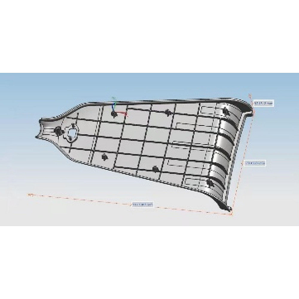 Piese scuter CC25 - Carenaj triunghiular față pentru scuter electric RDB CC25 - piesă originală