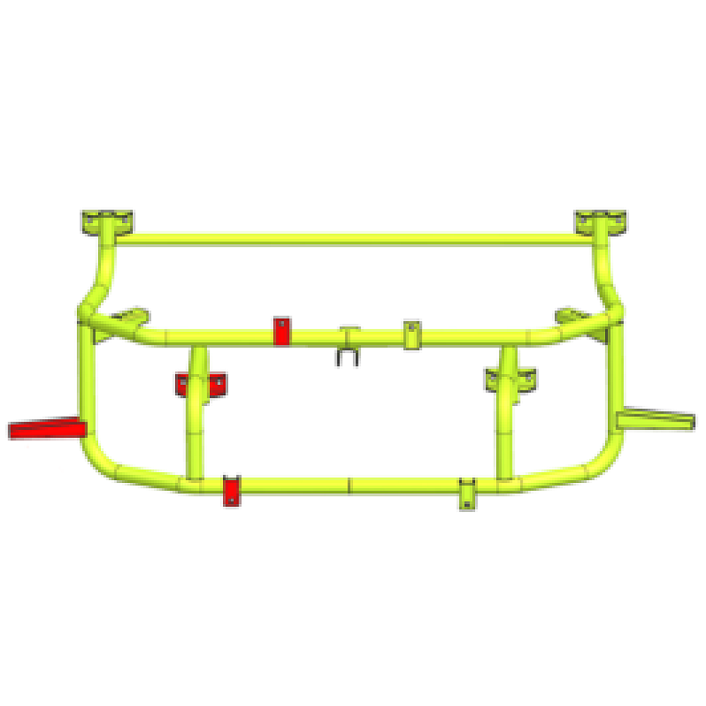 Piese mașini electrice - Suport adaptor - versiune Q cu portbagaj pentru mașină electrică RDB Q7 - piesă originală